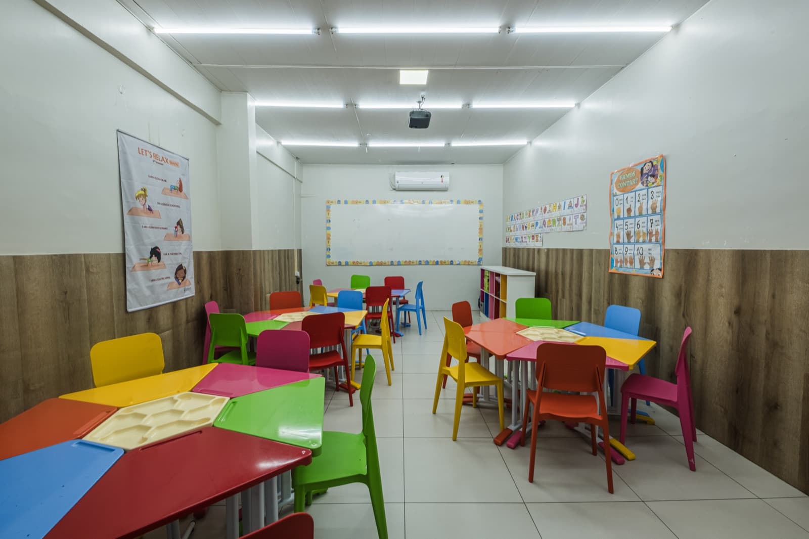 Sala do programa bilíngue